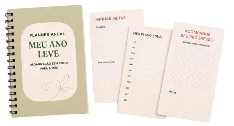 Mockup do material Planner Meu Ano Leve